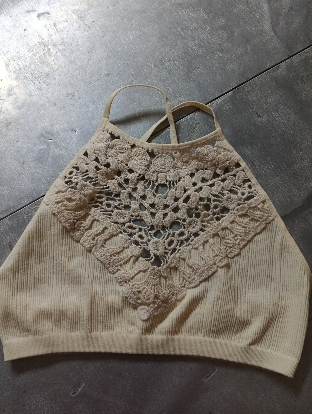 Hayden LA NWT Bralette Size M/L Ivory